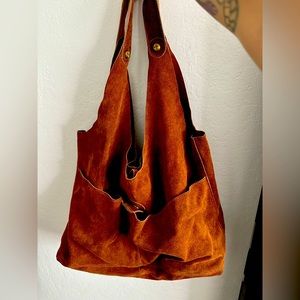 Free people Paris suede tote